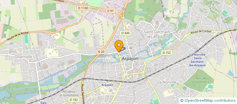 localisation de l'entreprise DS HOLDING  ARPAJON