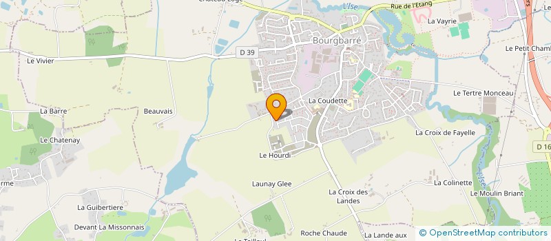 localisation de l'entreprise DS HOLDING  BOURGBARRE