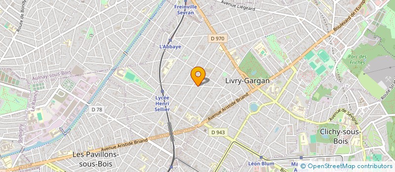 localisation de l'entreprise DS IMMO 2 à LIVRY-GARGAN