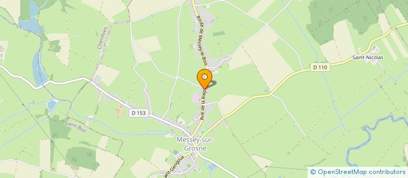 localisation de l'entreprise DS IMMO  MESSEY-SUR-GROSNE