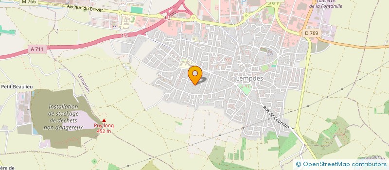 localisation de l'entreprise DS IMMO  LEMPDES