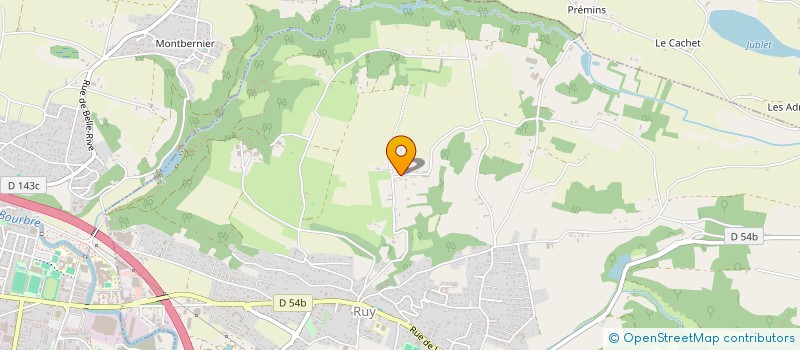 localisation de l'entreprise DS IMMO  RUY-MONTCEAU