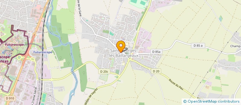 localisation de l'entreprise DS IMMO  SAINT-GEORGES-LES-BAILLARGEAUX