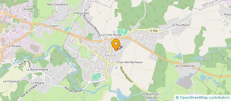 localisation de l'entreprise DS IMMO à FEYTIAT