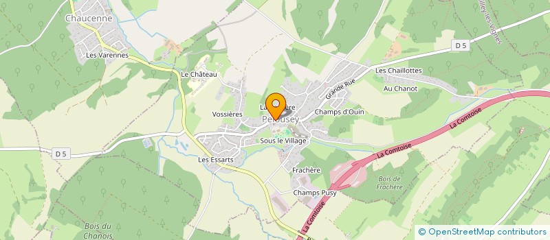 localisation de l'entreprise DS IMMO  SAUVAGNEY