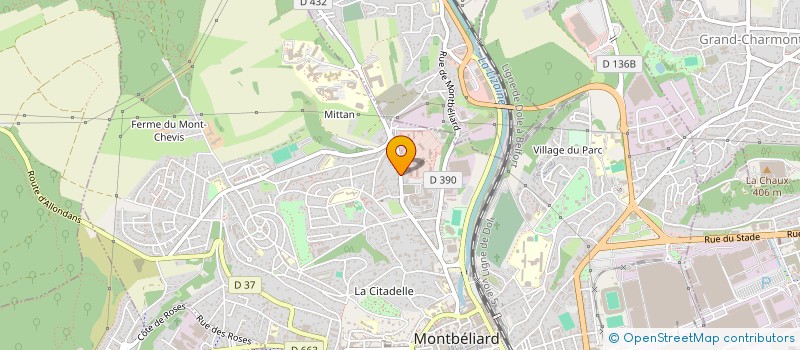 localisation de l'entreprise DS IMMO à MONTBELIARD