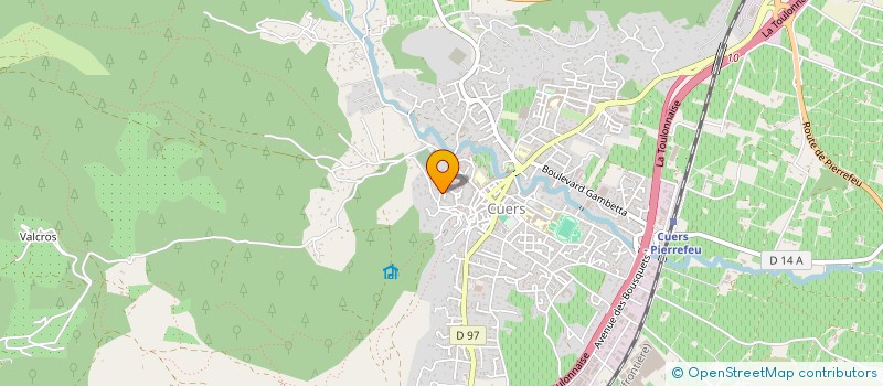 localisation de l'entreprise DS IMMO  CUERS