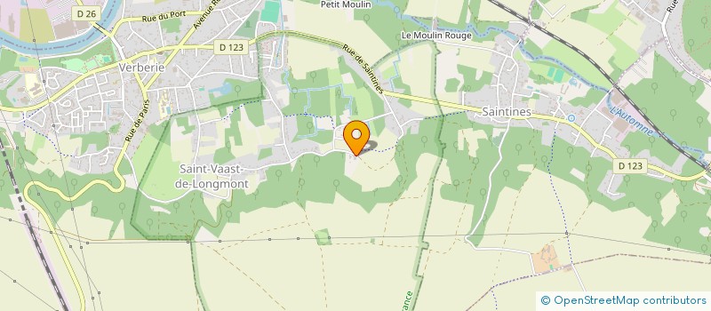 localisation de l'entreprise DS IMMO  SAINT-VAAST-DE-LONGMONT