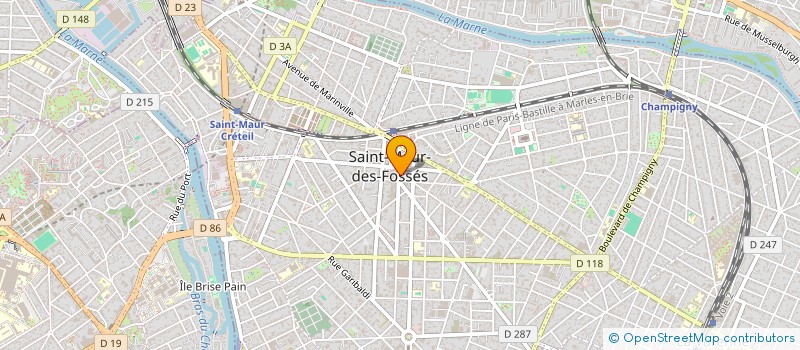localisation de l'entreprise DS IMMOBILIER à SAINT-MAUR-DES-FOSSES