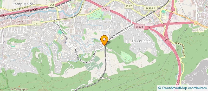 localisation de l'entreprise DS IMMOBILIER  AUBAGNE