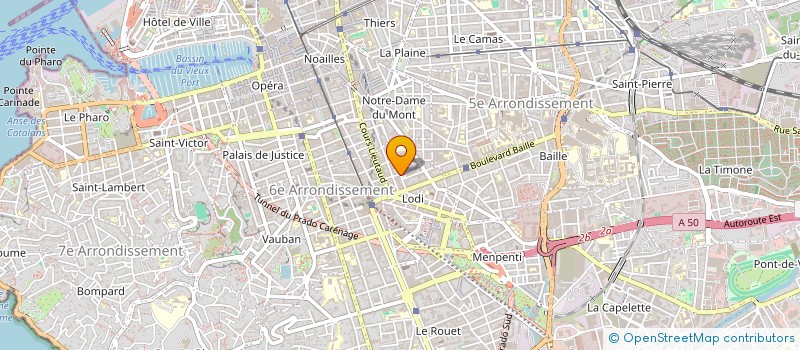 localisation de l'entreprise DS INFORMATIX à MARSEILLE