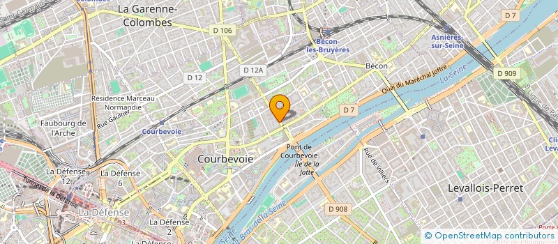 localisation de l'entreprise DS INSTITUT MOBILE à COURBEVOIE