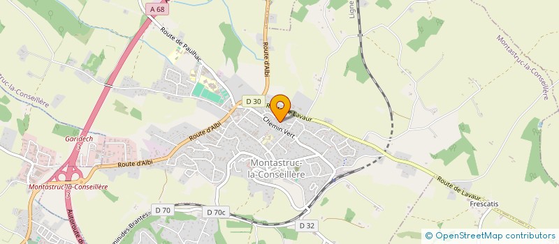 localisation de l'entreprise DS INVEST  PAULHAC