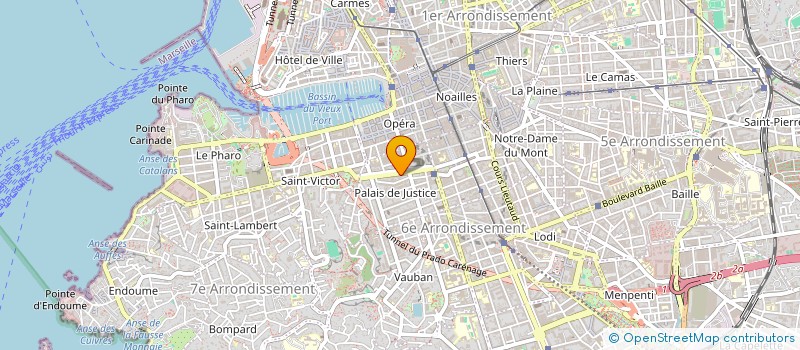 localisation de l'entreprise DS INVEST  MARSEILLE