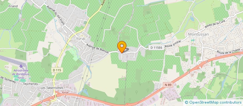 localisation de l'entreprise DS INVEST  YVRAC