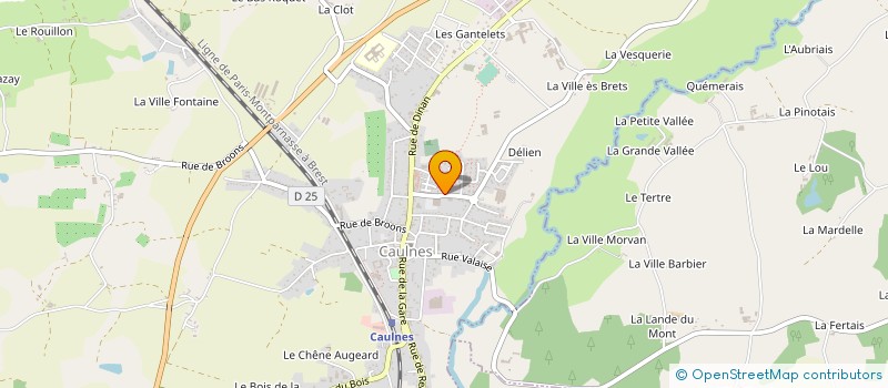 localisation de l'entreprise DS INVEST à CAULNES