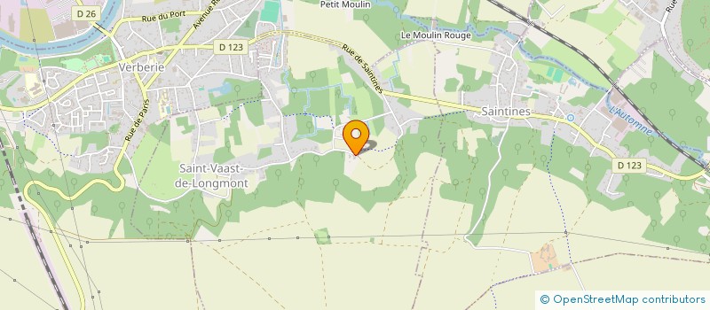 localisation de l'entreprise DS INVEST  SAINT-VAAST-DE-LONGMONT