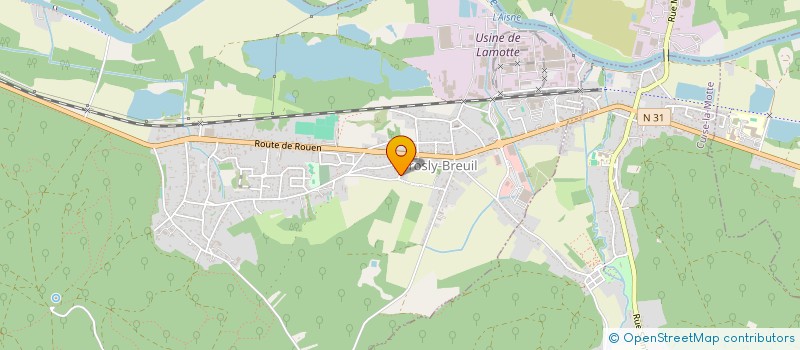 localisation de l'entreprise DS INVEST  TROSLY-BREUIL