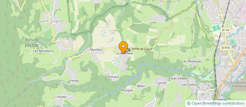 localisation de l'entreprise DS INVEST  SAINT-SULPICE