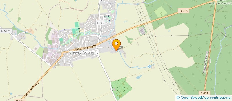 localisation de l'entreprise DS INVEST  CHEVRY-COSSIGNY