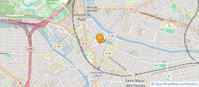 localisation de l'entreprise DS INVESTISSEMENT 94  LE PLESSIS-TREVISE