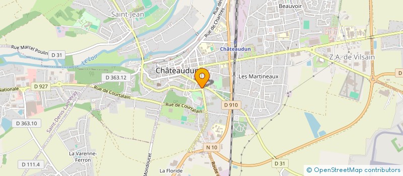 localisation de l'entreprise DS & LA. à ORLEANS