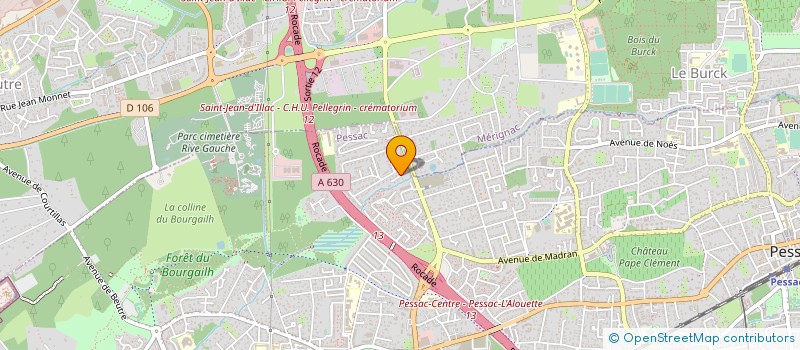 localisation de l'entreprise DS LAV  PESSAC