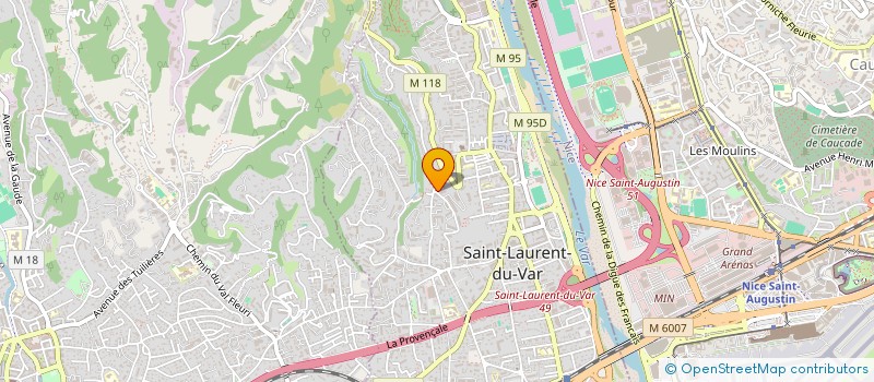 localisation de l'entreprise DS LIFE  SAINT-LAURENT-DU-VAR