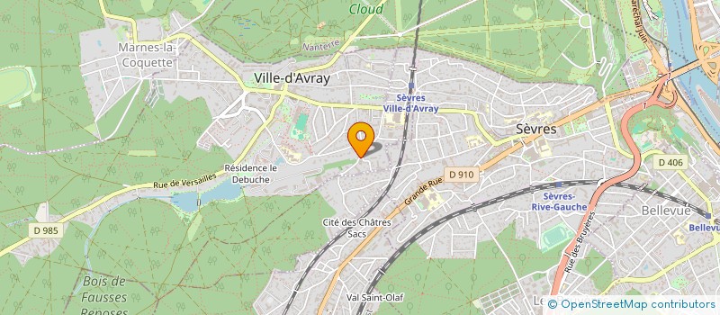 localisation de l'entreprise DS LOC'IMMO  VILLE-D'AVRAY