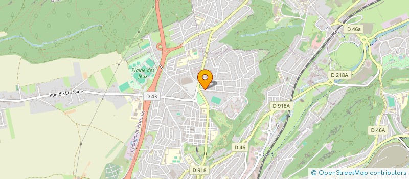 localisation de l'entreprise DS LOCATION à LONGWY