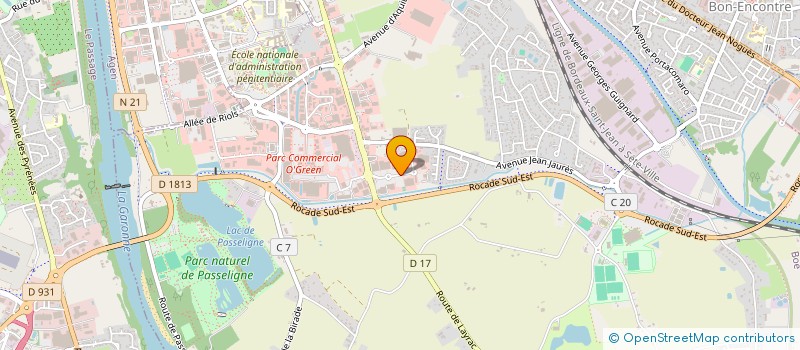 localisation de l'entreprise DS LOT  BOE