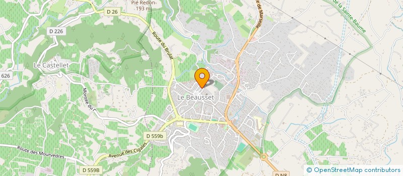 localisation de l'entreprise DS LUMIERE DU JOUR  LE BEAUSSET