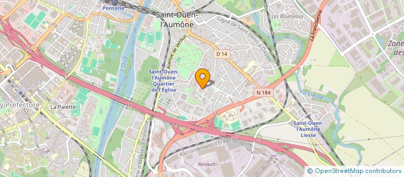localisation de l'entreprise DS-MAD à SAINT-OUEN-L'AUMONE