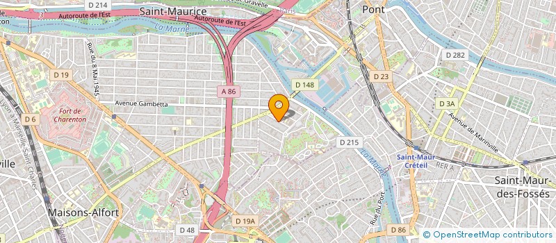 localisation de l'entreprise DS MARKETING  MAISONS ALFORT