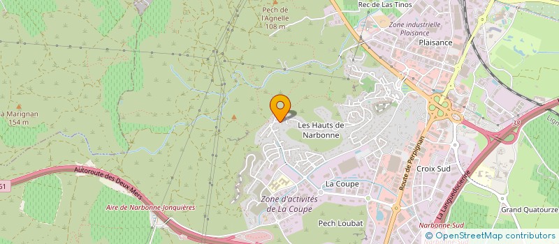 localisation de l'entreprise DS MENUISERIE BEZIERS  NARBONNE