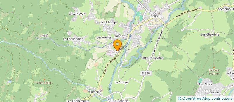 localisation de l'entreprise DS METROLOGY à SAINT-ANDRE-DE-BOEGE