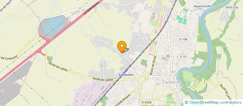 localisation de l'entreprise DS MOREIRA  CARBONNE