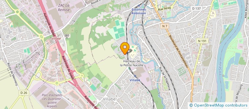 localisation de l'entreprise DS MULTISERVICES à CORBEIL-ESSONNES