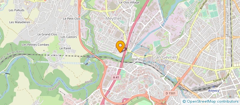 localisation de l'entreprise DS NETTOYAGES à ANNECY