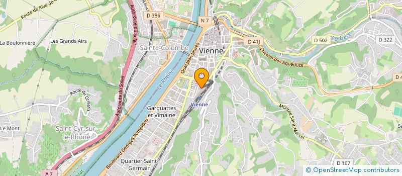 localisation de l'entreprise DS ORIENTATION à VIENNE