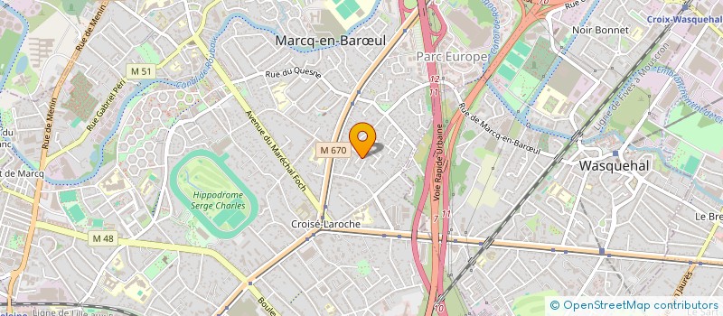 localisation de l'entreprise DS PARTNERS à MARCQ-EN-BARŒUL