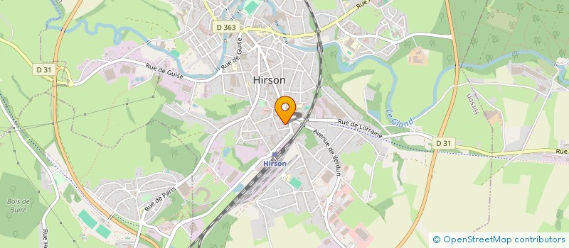 localisation de l'entreprise DS PASSIFLOR  HIRSON