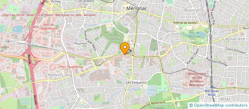 localisation de l'entreprise DS. PAVAGE BETON BORDURES  MERIGNAC