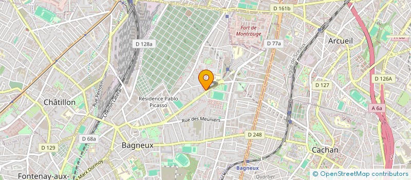 localisation de l'entreprise DS POSE  BAGNEUX