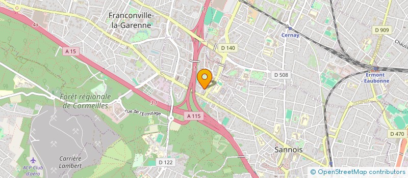 localisation de l'entreprise DS PRESTA à SANNOIS