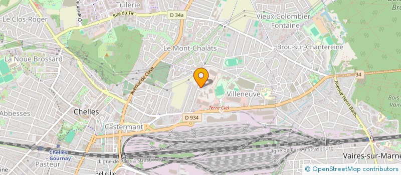 localisation de l'entreprise DS PRO FERMETURE à CHELLES