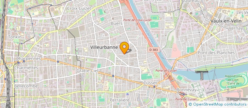localisation de l'entreprise DS PRODUCTIONS  VILLEURBANNE