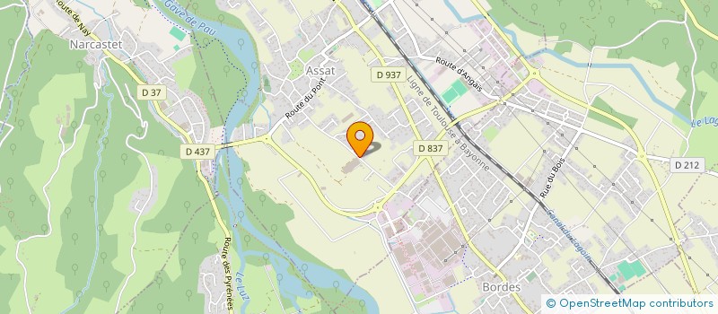 localisation de l'entreprise DS RACING  ASSAT