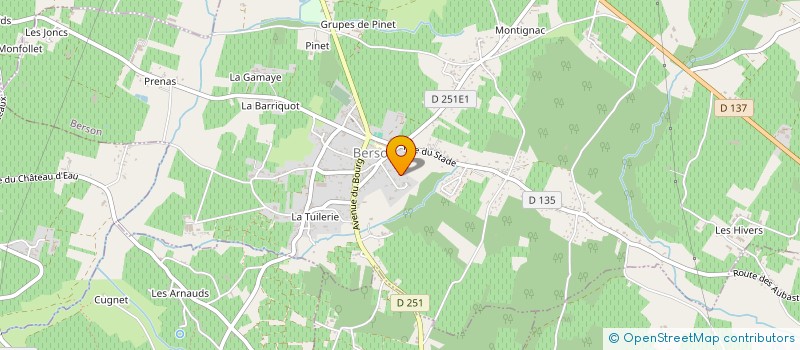 localisation de l'entreprise DS RENOVATION  BERSON