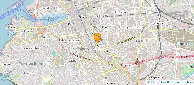localisation de l'entreprise DS RENOVATION à MARSEILLE